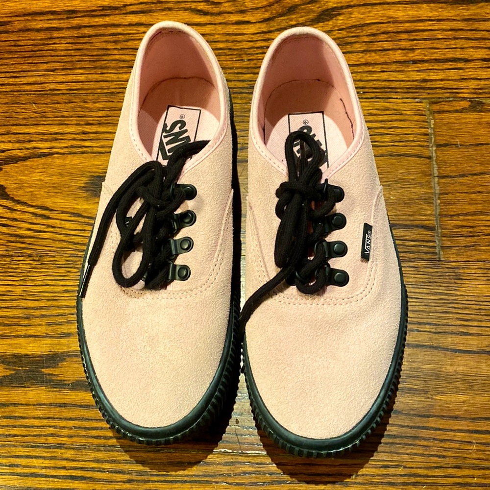 VANS Chalk Paint pink Authentic Platform W9.5/M8